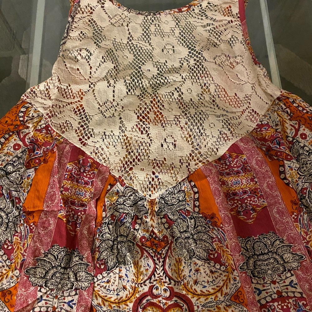 NWT! Sz Small left! Free People Trapeze Mini Dress - Picture 8 of 14